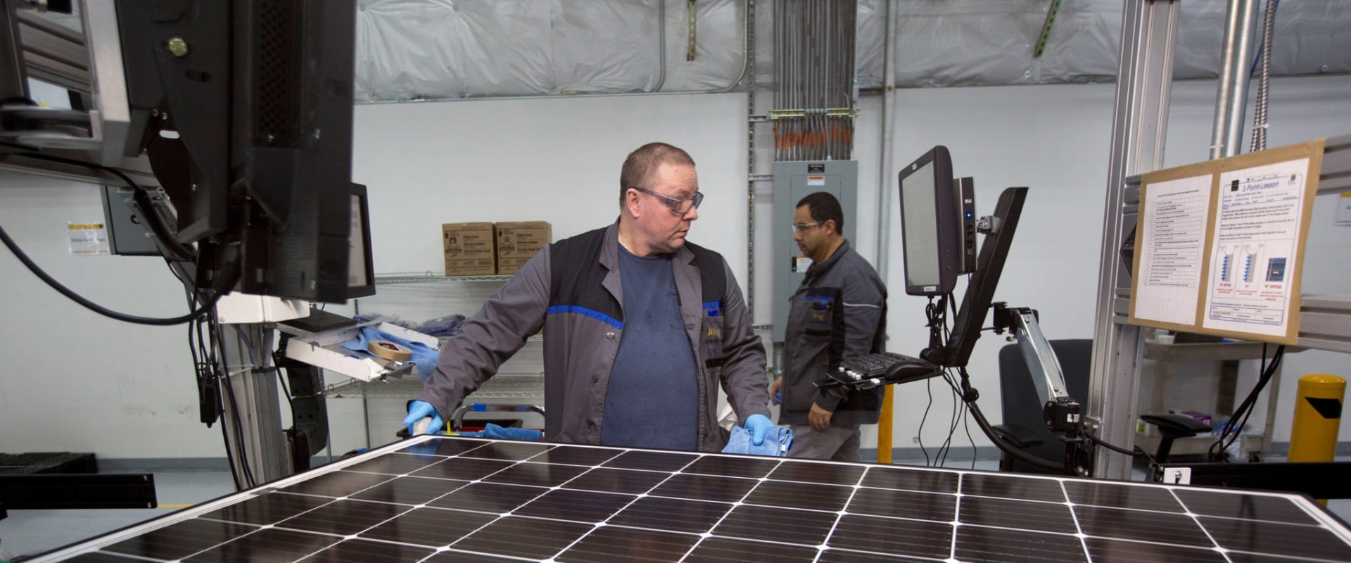 Zijn er zonnepanelen gemaakt in de VS?